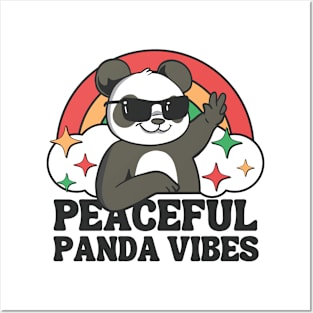 Peaceful Panda Vibes Posters and Art